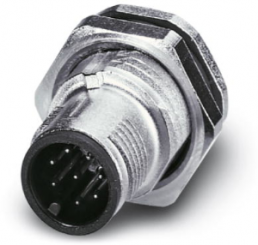 Plug, M12, 8 pole, solder pins, SPEEDCON locking, straight, 1553873