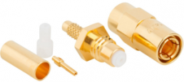 SMB plug 50 Ω, RG-174, RG-188, RG-316, LMR-100A, Belden 7805A, RG-174LL, solder connection, straight, 903-285P-51S