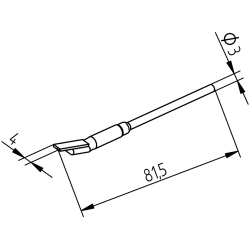 0452FDLF040/SB Ersa Soldering tips, desoldering tips and hot air nozzles Image 2