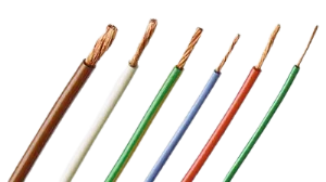 PVC-Stranded wire, high flexible, FlexiVolt-E, 2.5 mm², AWG 14, green, outer Ø 3.6 mm