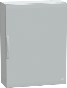 Control cabinet, (H x W x D) 1000 x 750 x 320 mm, IP65, polyester, light gray, NSYPLA1073G