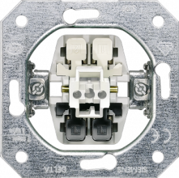 DELTA insert flush-m. OFF switch 2-pole, 16 A, without claws