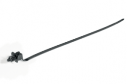 Cable tie outside serrated, polyamide, (L x W) 232 x 4.7 mm, bundle-Ø 10 to 40 mm, black, -40 to 85 °C