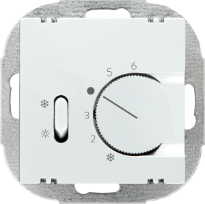 Room temperature controller, 230 V, 5 to 30 °C, white, 5TC9774-4WH00