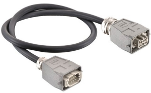 Connection line, 2 m, plug straight to socket straight, AWG 16, 20871463001200