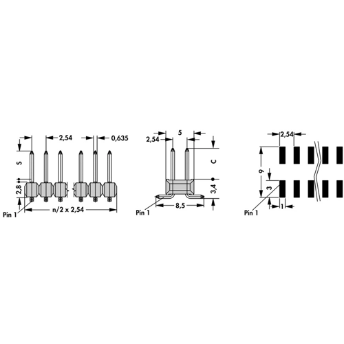 SL 11 SMD 062 40 G Fischer Elektronik PCB Connection Systems Image 3