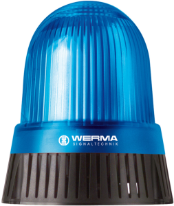 Permanent/blinking light, Ø 146 mm, 108 dB, blue, 24 V AC/DC, 431 500 75