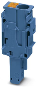 Plug, push-in connection, 0.5-10 mm², 1 pole, 41 A, 8 kV, blue, 3061703