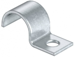 Mounting clamp, max. bundle Ø 15 mm, steel, galvanized, (L x W x H) 16 x 14 x 13.5 mm
