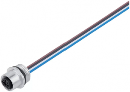 Sensor actuator cable, M12-flange socket, straight to open end, 5 pole, 0.2 m, 2 A, 09 3442 433 05