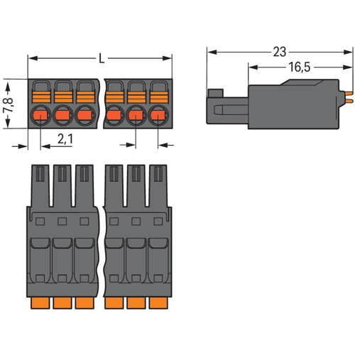 714-104 WAGO PCB Connection Systems Image 2