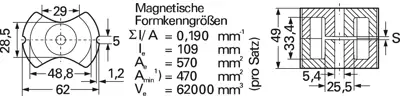 B65684A0000R027 TDK (EPCOS) Ferrite cores Image 2