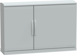 Control cabinet, (H x W x D) 750 x 1250 x 320 mm, IP44, polyester, light gray, NSYPLAZT7123G