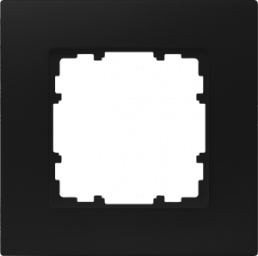 DELTA miro Frame 1-fold Color Soft Black Dimensions 90x90 mm
