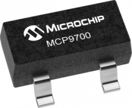 Temperature sensor, -40 to 125°C, 2.3-5.5 V, MCP9700T-E/TT, SOT-23-3, -40 to 125 °C