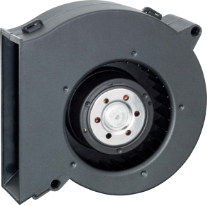 DC radial fan, 12 V, 97 x 93.5 x 33 mm, 56 m³/h, 66 dB, ball bearing, ebm-papst, RL 65-21/12