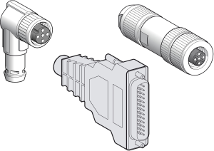 One 10-pin + two 16-pin connectors - for M340 counter module