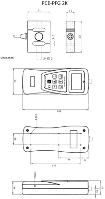 PCE-PFG 2K PCE Instruments Tension and Force Testers Image 5