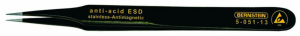 ESD SMD tweezers, uninsulated, antimagnetic, special steel, 120 mm, 5-051-13