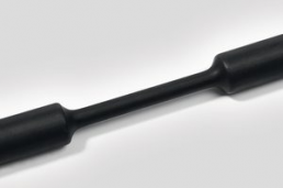 Heatshrink tubing, 2:1, (3.2/1.6 mm), polyolefine, cross-linked, black