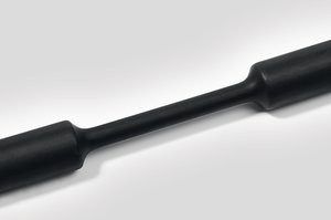 Heatshrink tubing, 2:1, (6.4/3.2 mm), polyolefine, cross-linked, black