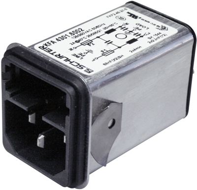 4301.6002 SCHURTER Interference suppression filter Image 1