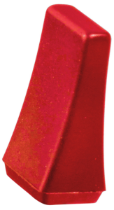 Lever grip, (L) 12.4 mm, red, for toggle switch, U246N