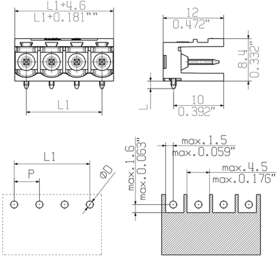 1839930000 Weidmüller PCB Connection Systems Image 3