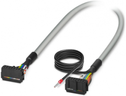 Connecting line, 1.2 m, IDC/FLK socket connector angled to IDC/FLK socket connector angled, 0.129 mm², AWG 26, 2299071