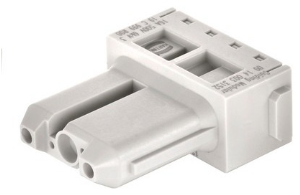 Socket contact insert, 2 pole, unequipped, crimp connection, with PE contact, 09140033152