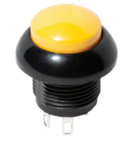 Push button, 1 pole, red, unlit , 5 A/32 V, mounting Ø 12.3 mm, IP68, PNP8E3D2Y03QE