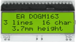 EA DOGM163L-A DISPLAY VISIONS LED-Modules