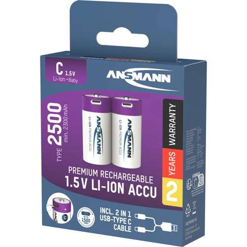 1313-0004 Ansmann Round Cell Batteries, 9V Block Batteries Image 5