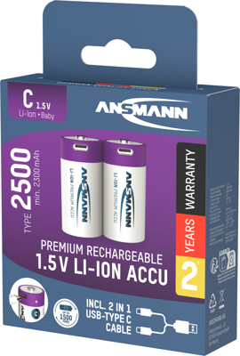 1313-0004 Ansmann Round Cell Batteries, 9V Block Batteries Image 5