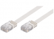 Patch cable, RJ45 plug, straight to RJ45 plug, straight, Cat 5e, U/UTP, PVC, 20 m, white