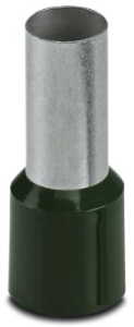 Insulated Wire end ferrule, 50 mm², 36 mm/20 mm long, DIN 46228/4, olive, 3201178