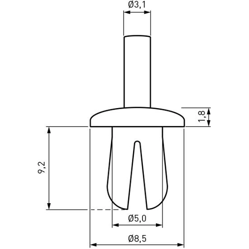 072.14.570 Ettinger Rivets, Dowels Image 2