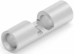 Butt connector, uninsulated, 3.0-6.0 mm², AWG 12 to 10, silver, 19.43 mm