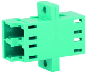 LC-plug, singlemode, ceramic, green, 100007155