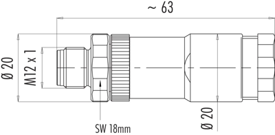 99 0437 287 05 binder Sensor-Actuator Connectors Image 2