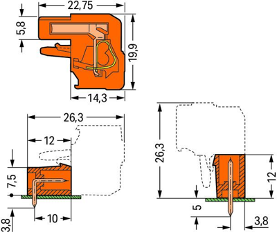 232-421/026-000 WAGO PCB Connection Systems Image 2