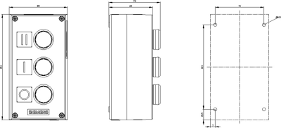 3SU1803-0AD00-2AB1 Siemens Control Devices in Housings Image 2
