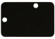 Insulating plate, 231.009.011, thickness 0.5 mm, for solder connections