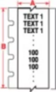 M61C-375-430 Brady Labels