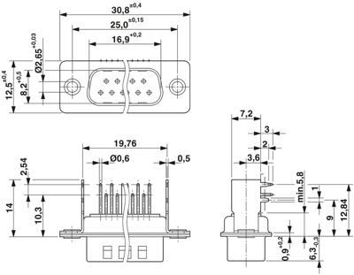 1654785 Phoenix Contact D-Sub Connectors Image 2