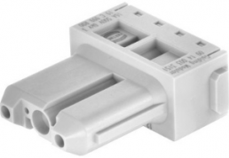Socket contact insert, 3 pole, unequipped, crimp connection, 09140033151
