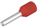 Insulated Wire end ferrule, 1.0 mm², 14 mm/8 mm long, DIN 46228/4, red, 9018560000