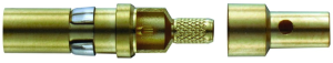 Receptacle, crimp connection, gold-plated, 09140006121
