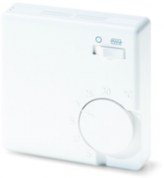 Room temperature controller, 230 VAC, 5 to 30 °C, white, 101111151102
