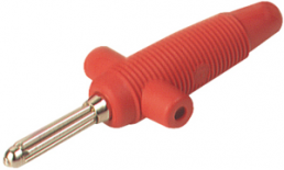 4 mm plug, solder connection, 2.5 mm², CAT O, red, BUELA 300 K RT